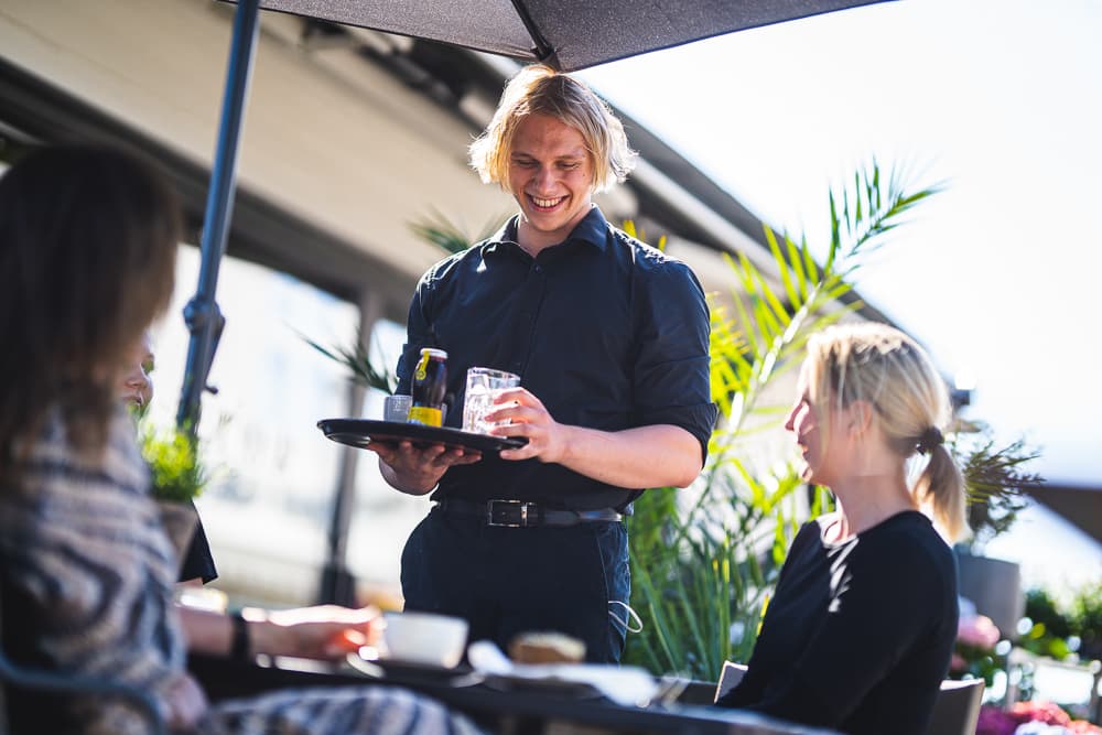 Service og servering